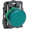 Schneider Electric 22mm žalias signalinis žibintas 24V AC / DC LED (XB5AVB3)