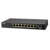 Šakotuvas Planet 8 prievadų 10/100/1000 Gigabit 802.3at POE Ethernet jungiklis ir 1 prievado Gigabit Ethernet jungiklis (120 W POE biudžetas su išoriniu maitinimo šaltiniu)