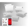 Plastikinė dėžė fiksuojamu dangčiu Pro Box Plast Team 14L permatoma