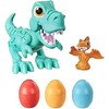 Hasbro Play-Doh plastelinas, valgantis dinozauras (F1504)