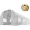 Šiltnamis 2,5x4m (10m2) baltas Plonos