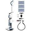 Polti | Vakuuminis garų šluota su nešiojamu garų valytuvu | PTEU0299 Vaporetto 3 Clean_Blue | Galia 1800 W | Garų slėgis Netaikomas baras | Vanduo bako talpa 0,5 L | Baltas/Mėlyna