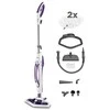 Polti | Garinė šluota | PTEU0274 Vaporetto SV440_Double | Garinė šluota ir rankinis garinis valytuvas | 1500 W | Baltas