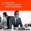 Poly Savi 7310 Office Mono Ultra-Secure DECT ausinės su karinio lygio FIPS triukšmą slopinančiu mikrofonu