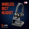 Poly Savi 7310 Office Mono Ultra-Secure DECT ausinės su karinio lygio FIPS triukšmą slopinančiu mikrofonu