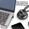 Poly VOYAGER 4320 UC,V4320-M C USB-C,WW Poly USB-C Ausinės Su mikrofonu Juodas Belaidės USB Type-C