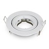 GU10 lemputės rėmelis V-TAC, apvalus, baltas, Φ95 x 32 mm