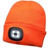Kepurė PORTWEST B029 su USB pakraunamu LED galvos žibintu, Pw spalvos: Oranžinis
