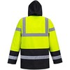 Gero matomumo kontrastinga PORTWEST S466 kelininko striukė, Dydis: XL, Pw spalvos: Geltona/Juodas