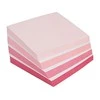 3M Lipnūs lapeliai POST-IT Akvarelė kubas, 76 x 76 mm, 450 lapelių, rožinės ir baltos spalvos derinys