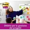 Post-It 3M „Post-it® Super Sticky Notes“, ŽAISMINGI, 76 x 127 mm, 6 x 90 kortelės.