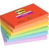 Post-It 3M „Post-it® Super Sticky Notes“, ŽAISMINGI, 76 x 127 mm, 6 x 90 kortelės.