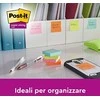 Staples POST- IT Bloczek SUPER STICKY 654 -SS- VP24COL 76x76mm, spalvų derinys 24x90 lakštų