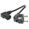 Efb Elektronik EFB Netzkabel Schutzkontakt 90°-C13 90°,sw,5,0m,3x1,00mm
