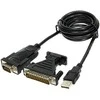 USB kabelis PremiumCord USB-A - RS-232 Juodas (ku2-232)