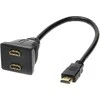 PremiumCord HDMI HDMI x2, 0,3m, juodasis (kfdma- 6)