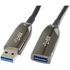 „PremiumCord“ prailginimo optinis kabelis AOC USB 3.0 A / kištukas - A / moteriškas, 30 m