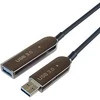 PREMIUMCORD kabelis USB3.0 + 2.0 prailginimo optinis AOC kabelis A/Male - A/Moteris 15m