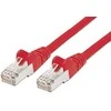 PREMIUMCORD Patch kabelis CAT6a S-FTP, RJ45-RJ45, AWG 26/7 1m raudona