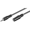 Kabelis PremiumCord Jack 3.5mm - Jack 3.5mm 10m juoda (kJackmf10)