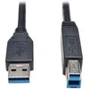 USB kabelis PremiumCord USB-A - USB-B 5 m Juodas (ku3ab5Bk)