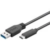 USB kabelis PremiumCord USB-A - 1 m Juodas (ku31ca1bk)