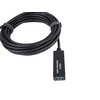 USB kabelis PremiumCord USB-A - USB-A 10 m Juodas (ku3rep10)