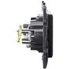 Legrand Kištukinis lizdas Legrand Niloe Step 863574 TV final juodas sockets