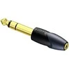 Procab PROCAB CLP206 AV adapterio adapteris - 3,5 mm lizdas, moteriškas stereofoninis lizdas - 6,3 mm lizdas, vyriškas stereofoninis