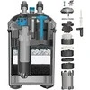 Prodac DF1200 išorinis filtras 350-500L akvariumui, su 9W UV lempa 25,5W 1200L/val