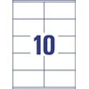 Lipnios etiketės Avery Europe, A4, 105x57mm, 10 etikėčių lape, 100 lapų, baltos spalvos