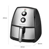 Profi Cook Clatronic FR-1115H gruzdintuvė (1500 W, juoda)