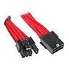 Nanoxia PCIe 6-pin - PCIe 6-pin, 0.3m, Raudona (NX6PV3ER)
