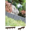 Prosperplast Dekoratyvinė tvorelė L390cm H18.6cm/5vnt. plastikinė/tamsiai ruda