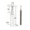 Volframo karbido freza 1mm PROXXON