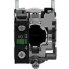 Schneider Electric Valdymo mygtukas 22mm juodas su grįžimu su apšvietimu 1Z (XB4BP21)