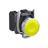 Schneider Electric Valdymo mygtukas 22mm geltonas su grįžimu 1Z (XB4BA51)
