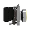 Schneider Electric Valdymo mygtukas 22mm geltonas su grįžimu 1Z (XB4BA51)