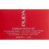 Pupa Milano Pupa Eyebrow Design Set antakių šešėliai, atspalvis; 003 Dark Brown, 1.1 g