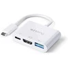 „PureLink“ USB-C prie kelių prievadų adapteris – „iSeries“ – baltas – 0,10 m