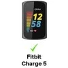 Išmaniosios apyrankės FitBit 5 dirželis, Juodos spalvos