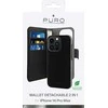 SBS Puro Wallet Detachable MagSafe 2in1 PU Leather with Flap and Wallet Apple iPhone 14 Pro Max – dėklas telefonui juodos spalvos