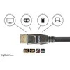 Python Series Kabelis PYTHON DisplayPort 1.4 Kabelis nylonowy splot juoda 5m