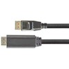 Python Series Kabelis PYTHON Python DisplayPort 1.4 ir HDMI 2.0 Kabelis Nylong. juodas 3m
