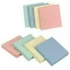 Q-Connect Lipnūs lapeliai 76x76mm(4x3x100lap) pasteliniai