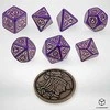 Q Workshop The Witcher Dandelion Viscount De Lettenhove Kauliukų Rinkinys Violetinės Ir Auksinės Sp