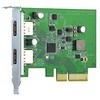 QNAP USB 3.2 Gen 2 dviejų prievadų PCIe išplėtimo plokštė