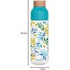 Gertuvė Quokka Ice - Ecozen Vanduo Bottle 840 ml (Watercolor Leaves)