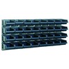 32 bins on wall panels, Raaco