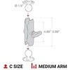 Ram Mounts UNPKG RAM DBL SOCET ARM C BALL D ILGIS